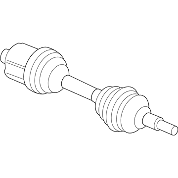 GM 84212542 Front Driver Side Half, Shaft Assembly