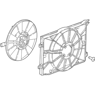 GM 42465910 Fan Assembly, Engine Cooler