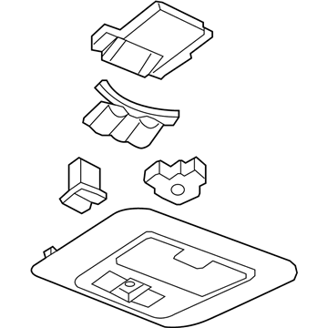 Chevy 22908935 Console Assembly