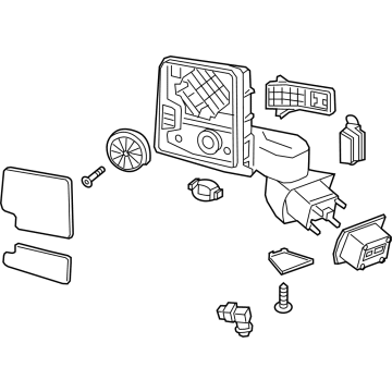 GMC 84944535 Mirror Assembly