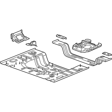 GM 22957050 Panel Assembly, Rear Floor