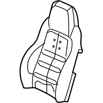 Chevy 19330715 Seat Back Pad