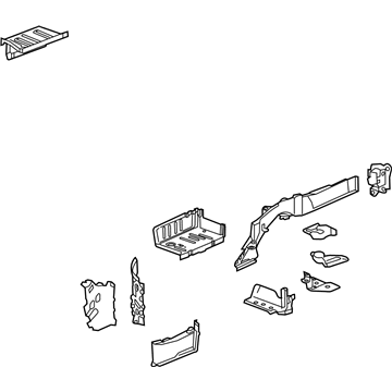 GM 84774191 Rail Assembly, R/Cmpt Flr Pnl