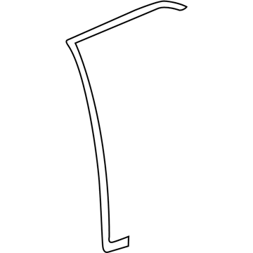 GM 25687113 Weatherstrip Assembly, Rear Side Door