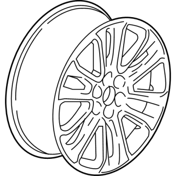 GMC 84148610 Wheel, Alloy