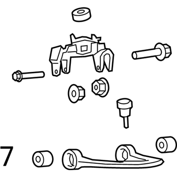 GM 25849157 Bracket Assembly, Front Upper Control Arm