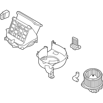 Chevy 96539655 Blower Assembly