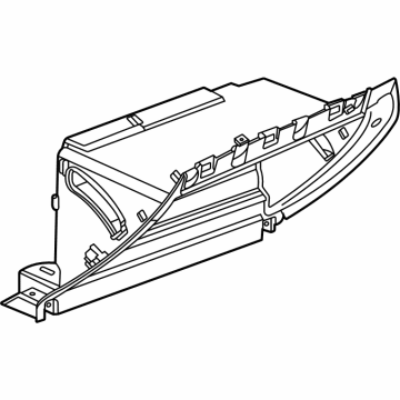 Cadillac 84767332 Glove Box Frame