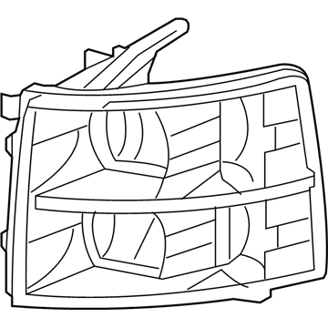 Chevy 19329414 Lens & Housing