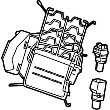 Cadillac 23164577 Lumbar Support