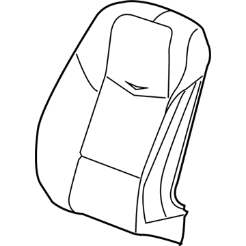 Cadillac 23372937 Seat Back Cover