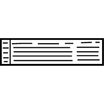 GM 12565724 Label, Vehicle Emission Control Information