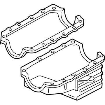 Saturn 12593455 Oil Pan