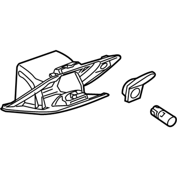 GM 23177893 Compartment Assembly, Instrument Panel Center *Cocoa