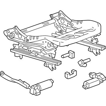 GM 13529745 Frame Assembly, F/Seat Cush