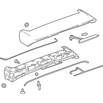 GM 42565355 Spoiler Assembly, Rear End *Paint To Mat