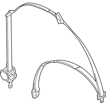 Pontiac 96866944 Belt & Retractor