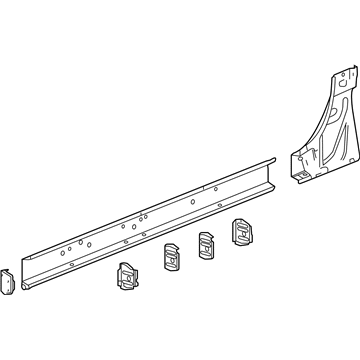 GMC 84714277 Inner Rocker