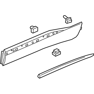 2020 Chevy Traverse Door Moldings - 84241763