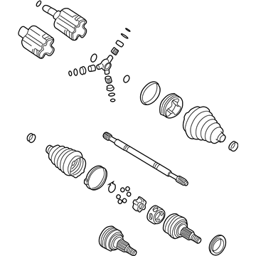 Oldsmobile 20859642 Axle Assembly