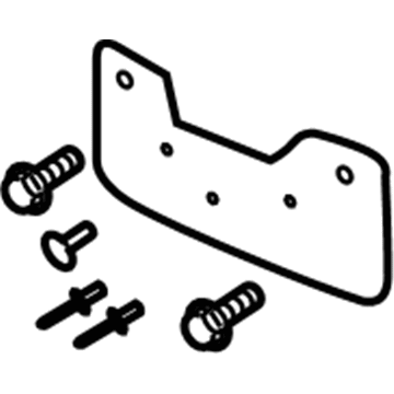 Saturn 15253234 License Bracket