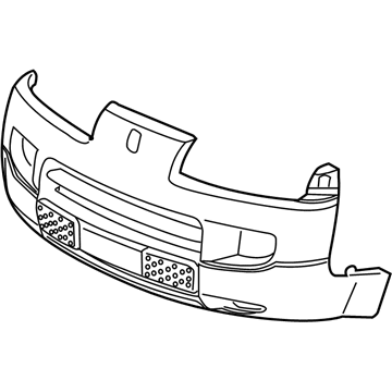 Saturn 22714026 Bumper Cover