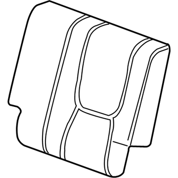 GM 89026600 Cover Asm,Rear Seat Back Cushion *Cashmere