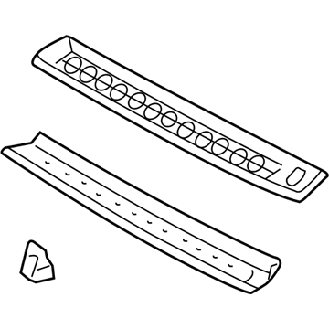 GMC 15202446 Windshield Header