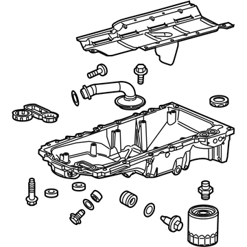 Chevy 12696686 Oil Pan