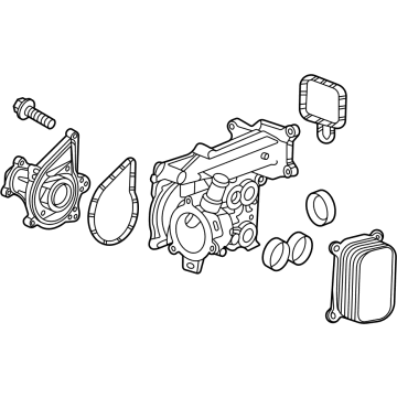 Chevy 25204277 Water Pump Assembly