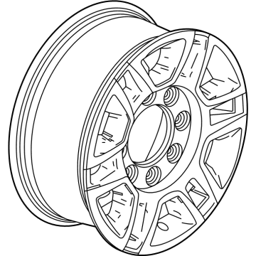 Chevy 84742721 Wheel, Alloy