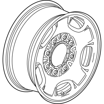 Chevy 9597724 Wheel, Steel