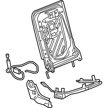 Buick 84155925 Seat Back Frame