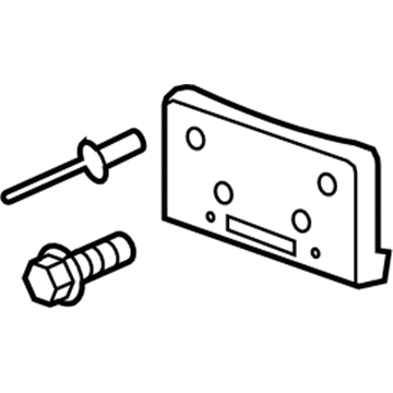 Buick 22743708 License Bracket