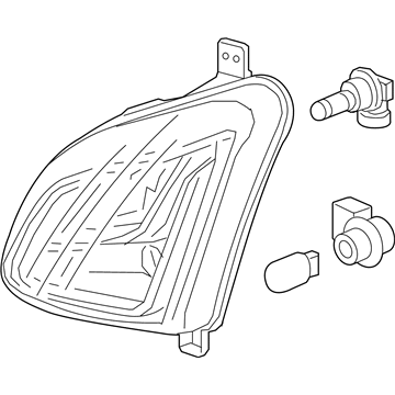 Chevy 85161291 Fog Lamp Assembly