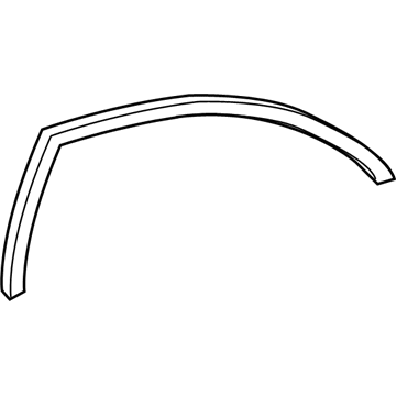 Chevy 96624068 Glass Weatherstrip