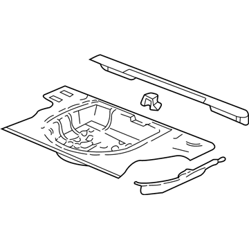 Pontiac 12335383 Rear Floor Pan