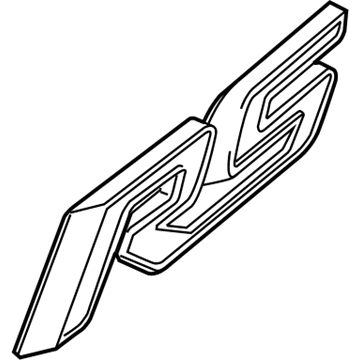 GM 84476107 Plate Assembly, R/Cmpt Lid Tr Lvl Na