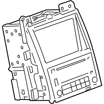 GM 20902104 Radio Assembly, Amplitude Modulation/Frequency Modulation Stereo & Navn Eccn=7A994