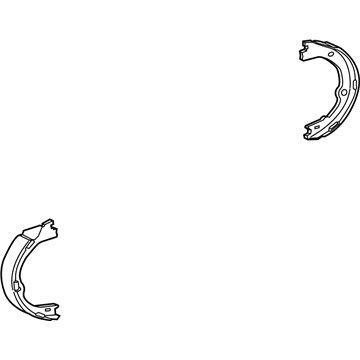 GMC 23135902 Parking Brake Shoes