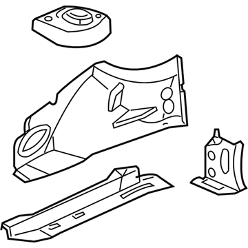 Cadillac 12480760 Apron Assembly