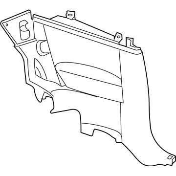 Chevy 15775148 Lower Quarter Trim