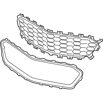 Chevy 23504350 Center Grille