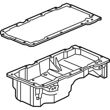 Pontiac 12599397 Oil Pan