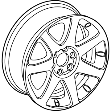 Buick 9596001 Wheel, Alloy