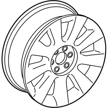 Buick 23284495 Wheel, Alloy