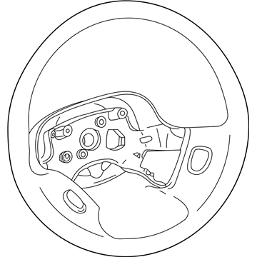 GM 2852498 Steering Wheel Assembly *Medium Dark Oa