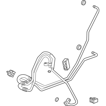 GM 95468203 Transmission Fluid Cooler Inlet & Outlet Pipe Assembly