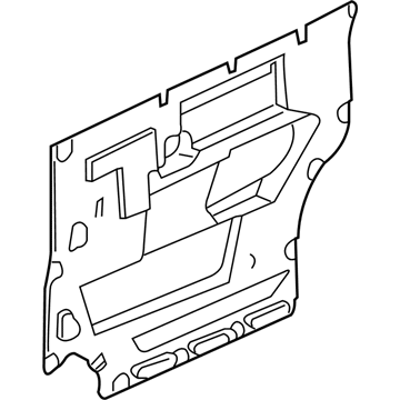 Pontiac 15872845 Water Deflector