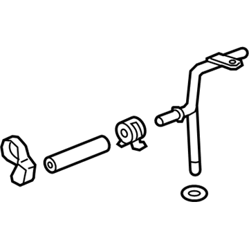 GM 12683453 Engine Coolant Air Bleed Pipe Assembly